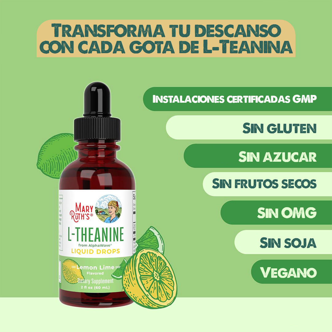 L-Theanina | Gotas para noches tranquilas y reparadoras