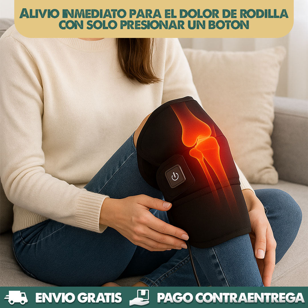 Rodillera TermoSalud™ + Parche para Rodilla x10und | Terapia al instante! ⭐