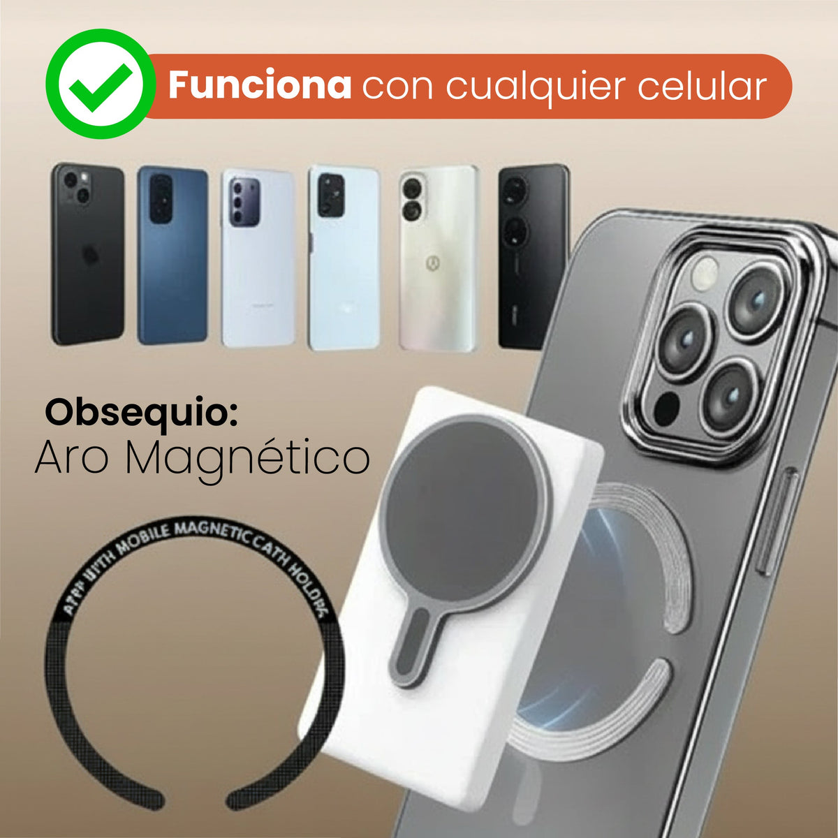 Rollei M4 | Monitor Selfie 4K Para iPhone y Android - Graba con tu Cámara Trasera