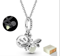 Dije Luciérnaga Luminosa Plata 925 | Brilla en la Oscuridad - Regalo Perfecto - 11