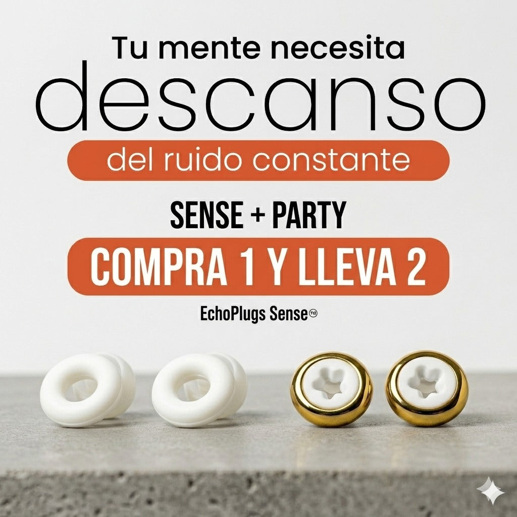 Echo Plugs Sense™ COMBO!! | Tapones Auditivos + Echo Plugs Party