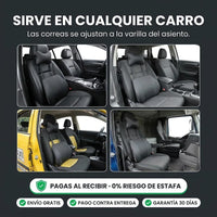Juego de Almohada Lumbar y Reposacabezas para Carro | Espuma Viscoelástica · 2 Piezas - 5