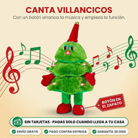 Árbol de Navidad Bailarín | Baila, Canta Villancicos y se Ilumina · 41 cm - 3