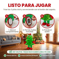 Árbol de Navidad Bailarín | Baila, Canta Villancicos y se Ilumina · 41 cm - 7