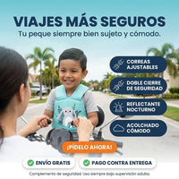 Arnés de Seguridad Infantil para Moto - Agarre Firme y Visible - 7