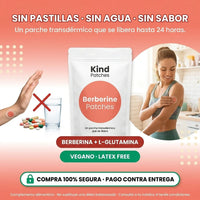 Parches de Berberina y L-Glutamina | Equilibrio y Energía Natural * 30 parches - 7