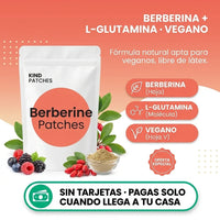 Parches de Berberina y L-Glutamina | Equilibrio y Energía Natural * 30 parches - 9