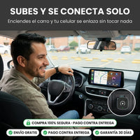 Adaptador Inalámbrico CarPlay y Android Auto | Sin Cables + Cable de Regalo - 2