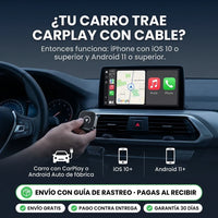 Adaptador Inalámbrico CarPlay y Android Auto | Sin Cables + Cable de Regalo - 4