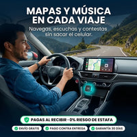 Adaptador Inalámbrico CarPlay y Android Auto | Sin Cables + Cable de Regalo - 5