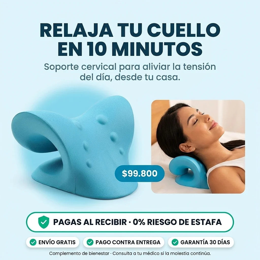 Soporte de Tracción Cervical para Cuello y Hombros | Relajación en 10 Minutos