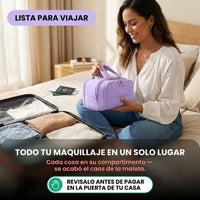 Cosmetiquera de Viaje Acolchada Puffer - Organiza y Protege tu Estilo - 6