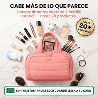 Cosmetiquera de Viaje Acolchada Puffer - Organiza y Protege tu Estilo - 2