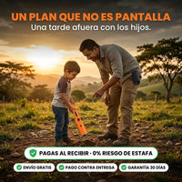 Detector de Metales Portátil Resistente al Agua | Pita, Vibra y Alumbra + Funda de Cinturón - 6