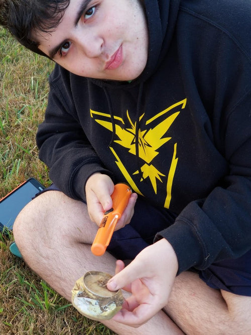 Foto real de un comprador