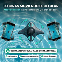 Dron Acuático con Cámara HD | Se Controla desde el Celular · Video en Vivo - 3