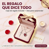 Set Collares de Pareja — Espada + Corazón · iNCLUYE CAJA REGALO - 3