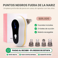 Extractor de Puntos Negros con 5 Sondas | 3 Niveles de Succión · Recargable - 2