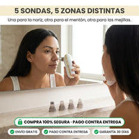 Extractor de Puntos Negros con 5 Sondas | 3 Niveles de Succión · Recargable - 3