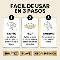 Cinta Antironquidos Mouth Tape Premium | COMPRA 30 Y RECIBE 30 GRATIS - 3