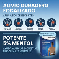 Parches Mentol HealthWise® | Alivio Rápido y Eficaz para Músculos y Articulaciones * 30 unidades - 2