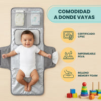 Cambiador Portátil Bebé 'Todo en Uno' + Ebook de Recuerdos - 2