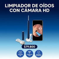 Limpiador de Oídos Inteligente con Cámara HD para Visión 360° - 2