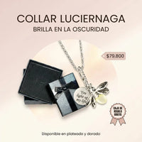 Dije Luciérnaga Luminosa Plata 925 | Brilla en la Oscuridad - Regalo Perfecto - 1