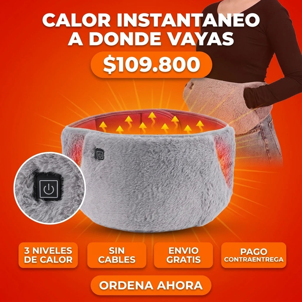 Cinturón Térmico 3-en-1 USB – Alivio y Confort Donde Vayas