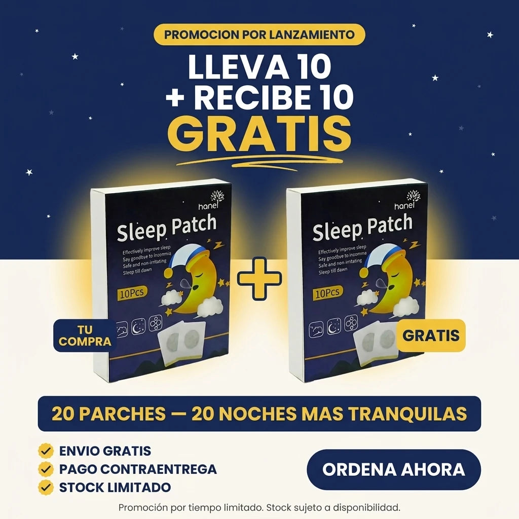 Parches con melatonina: Adiós Insomnio | compra 10 lleva 20