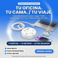 Regleta Adaptador 2 a 3 Patas USB-C | Carga Segura y Organizada - 3