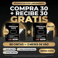Cinta Antironquidos Mouth Tape Premium | COMPRA 30 Y RECIBE 30 GRATIS - 2