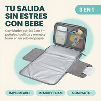 Cambiador Portátil Bebé 'Todo en Uno' + Ebook de Recuerdos - 6