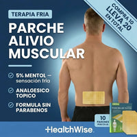Parches Mentol HealthWise® | Alivio Rápido y Eficaz para Músculos y Articulaciones * COMPRA 10 Y LLEVA 20 - 1