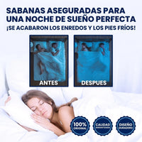 ZlumberLock Pro: Sábanas Siempre en Su Lugar para un Descanso de Lujo | Compra 4 y lleva 8 - 2
