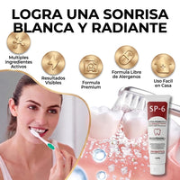 SP-6 Probiotic: Crema Dental Blanqueadora con 6 Probióticos para Sonrisa Radiante - 6
