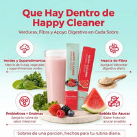 Happy Cleaner Probiótico Prebiótico Berry - Salud Digestiva y Vitalidad - 2
