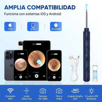 Limpiador de Oídos Inteligente con Cámara HD para Visión 360° - 3