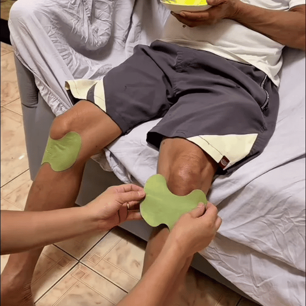 Persona con dolor de rodilla