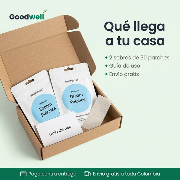 Goodwell Sueño · Doble mes de descanso reparador