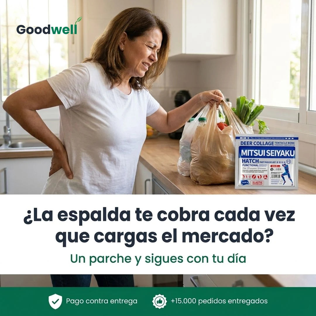 Parches Dr Mitsui · angulo espalda