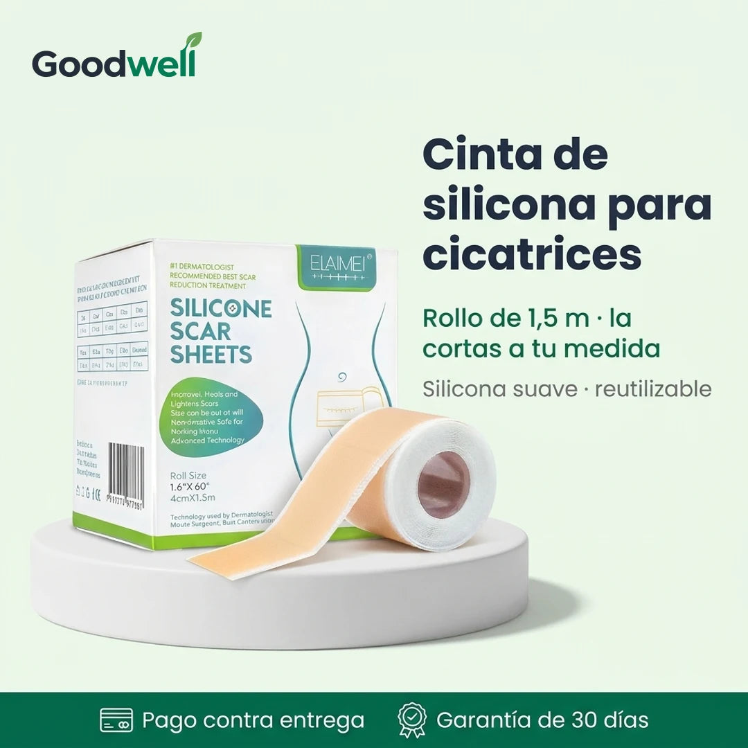 Cinta de silicona para cicatrices · packshot