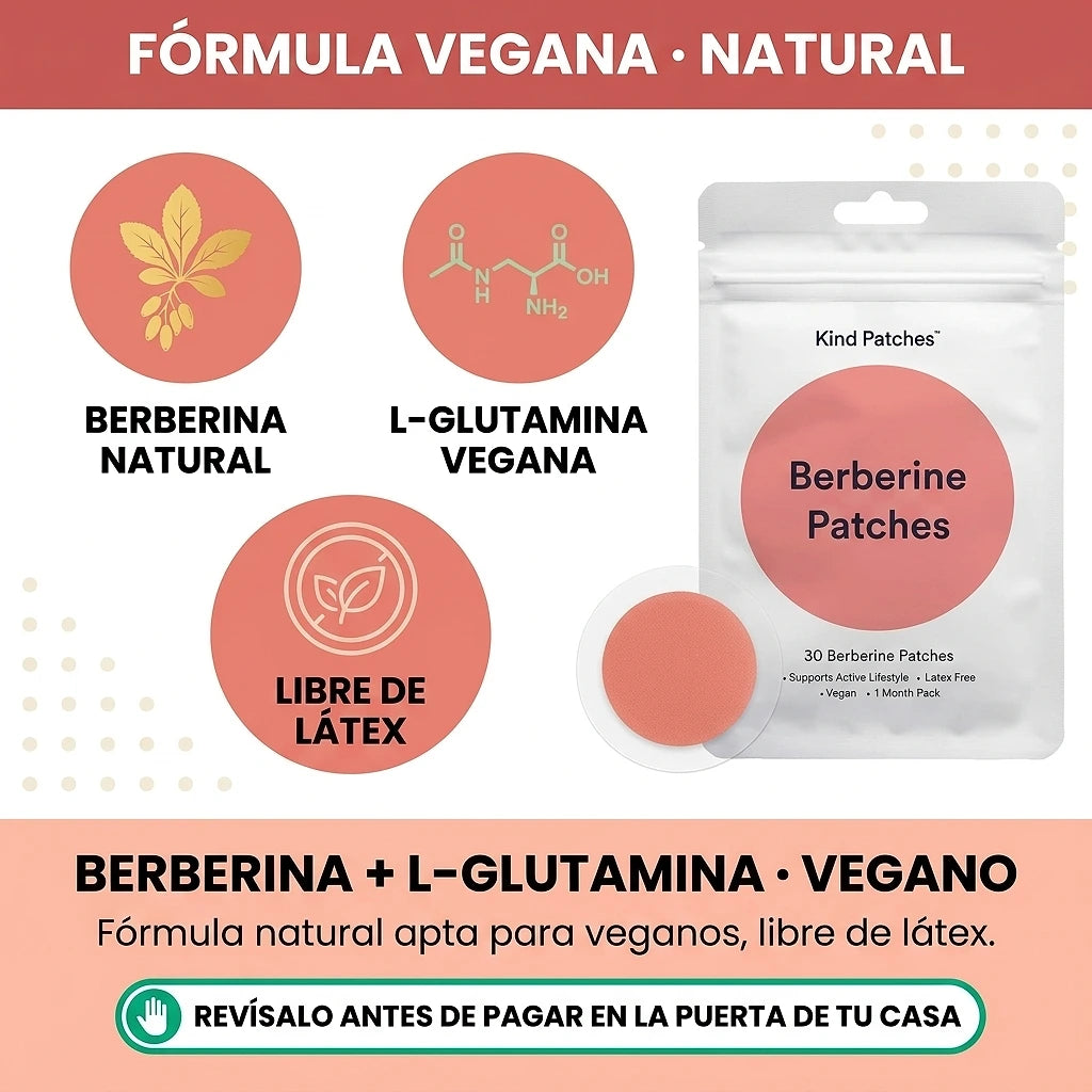 Parches Berberina · hero 03 ingredientes