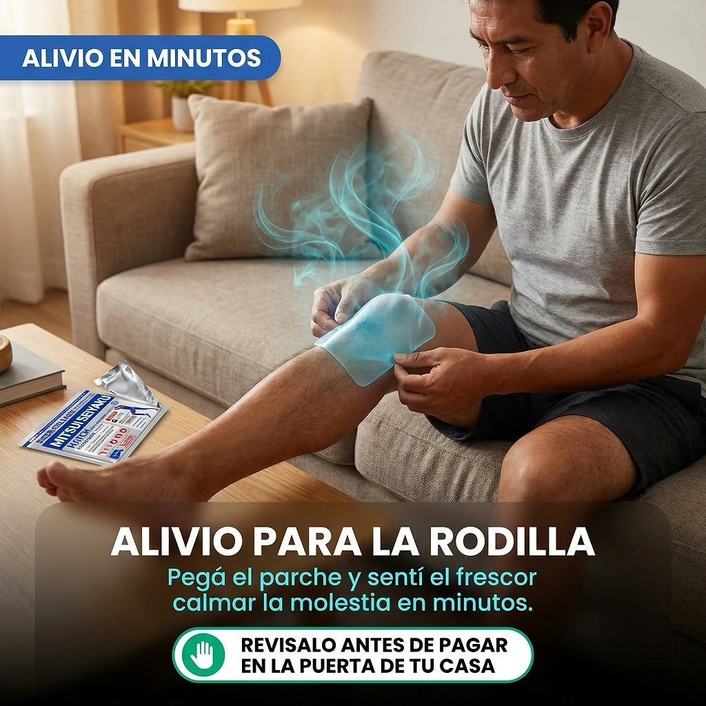 Parches Dr Mitsui · hero 03 rodilla uso