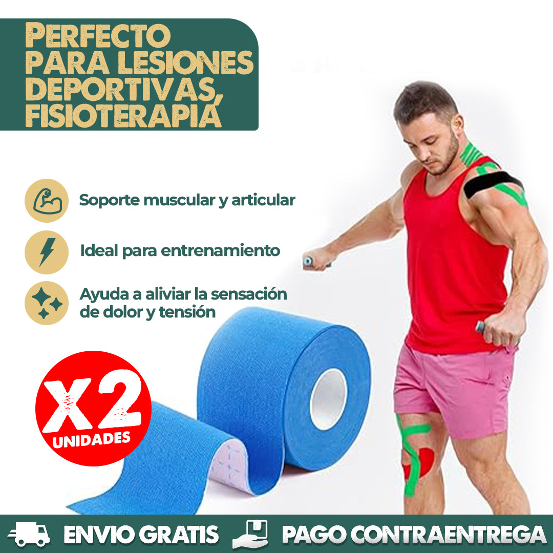 Kinesiotape X2 UNDS – Soporte que te deja moverte