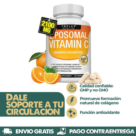 Liposomal Vitamin C - Mejora circulación y varices