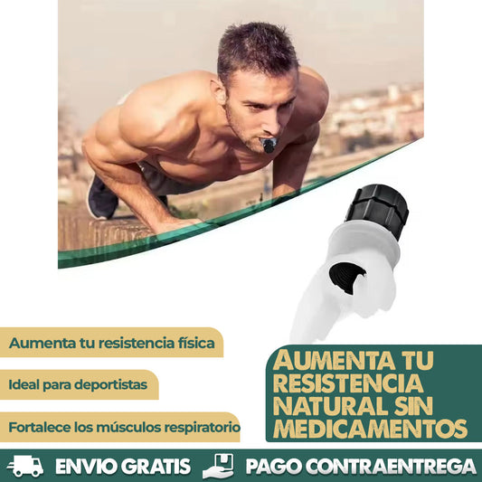 LUNGBOOSTER | ENTRENADOR PULMONAR DEPORTIVO