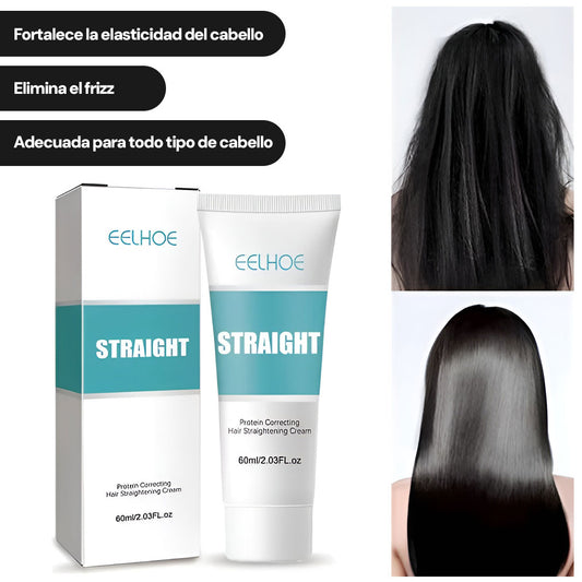 Crema Alisadora EELHOE | Ideal para cabello rizado y maltratado