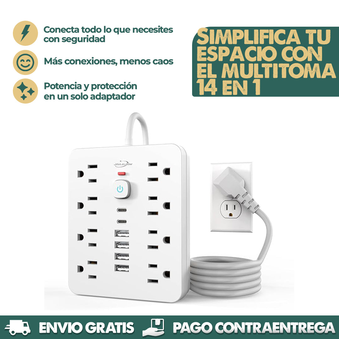 PowerLink Pro – Adaptador inteligente 14 en 1 ⚡