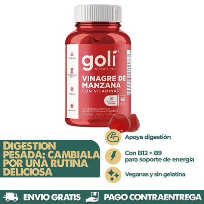GOLI VINAGRE DE MANZANA | Mejora la digestión